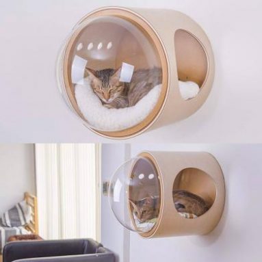 Wall-Mounted Bubble Window Cat Bed